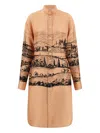 Ferragamo Printed Shirt Dress