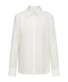 Ferragamo Gancini-print Shirt In White
