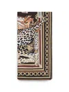 Ferragamo Silk Foulard Animal Pattern Rectangular Design In Multi