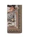 Ferragamo Silk Foulard Animal Pattern Rectangular Design In Multi