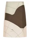 Ferragamo Printed Silk Midi Skirt
