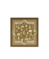Ferragamo Printed Silk Scarf In Green