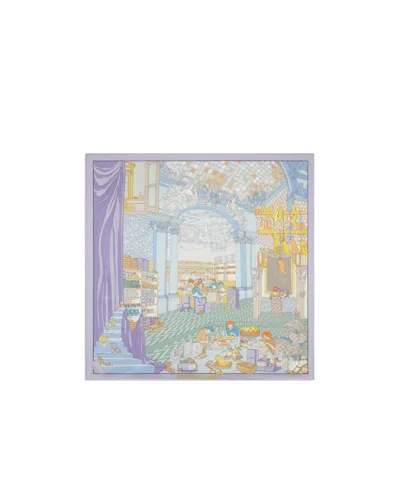 FERRAGAMO PRINTED SILK SCARF