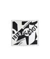 Ferragamo Logo Print Silk Foulard In White