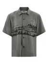 Ferragamo Printed Silk Shirt