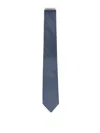 Ferragamo Printed Silk Tie In Blue