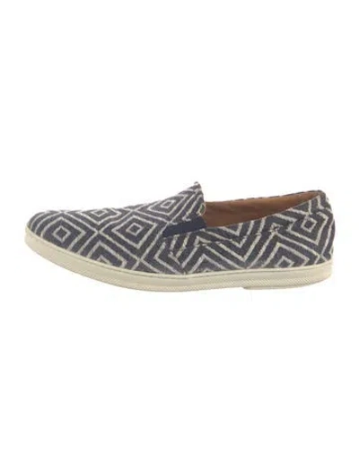 Pre-owned Ferragamo Printed Sneakers In Blue