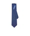 Ferragamo Printed Tie In Blue