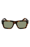 Ferragamo Prisma 53mm Modified Rectangular Sunglasses In Multi