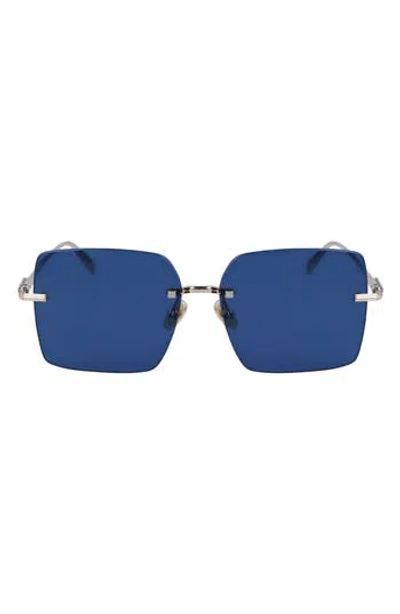 FERRAGAMO FERRAGAMO PRISMA 60MM RECTANGULAR SUNGLASSES
