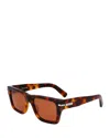Ferragamo Prisma Rectangular Sunglasses, 53mm In Tortoise