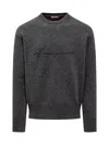 Ferragamo Pullover Sweater - Fw24 Collection In Blue