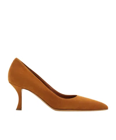 Ferragamo Pump Shoe In Brown