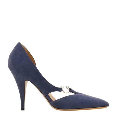 FERRAGAMO PUMP WITH GANCINI DETAIL