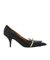 Ferragamo Pump With Mini Bow Detail In Black