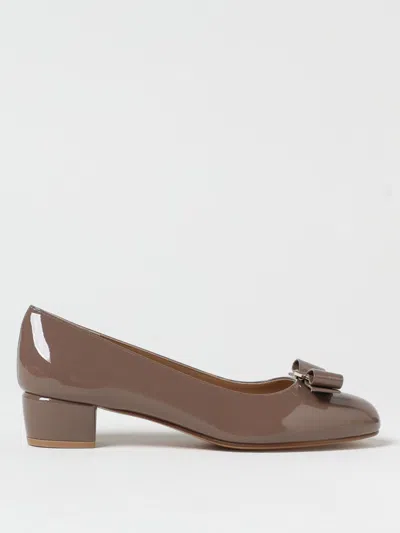FERRAGAMO PUMPS FERRAGAMO WOMAN COLOR DARK,423983102
