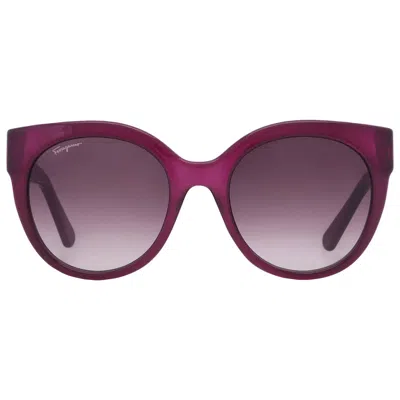 FERRAGAMO PURPLE GRADIENT CAT EYE LADIES SUNGLASSES SF1031S 513 53