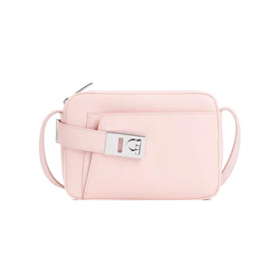 Ferragamo Purple Leather Handbag For Women In Ss24 Collection In Pink