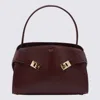 Ferragamo Hug Soft Medium Shoulder Bag In Purple