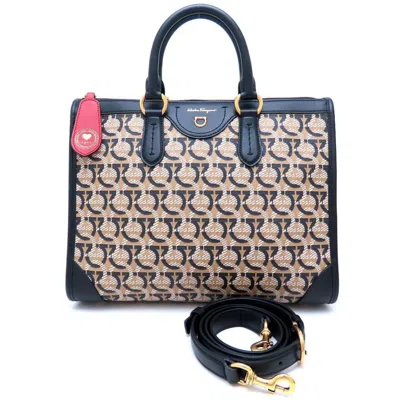 Pre-owned Ferragamo Pvc Leather Handbag () In Multi