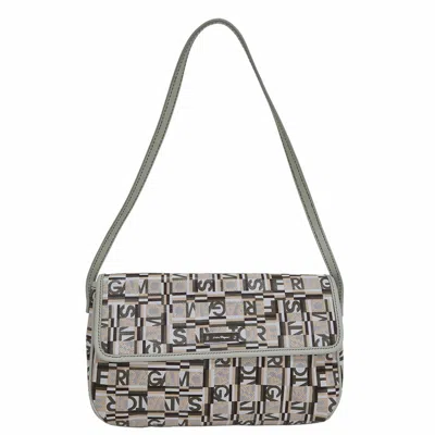 Pre-owned Ferragamo Pvc Leather Shoulder Bag () In Beige