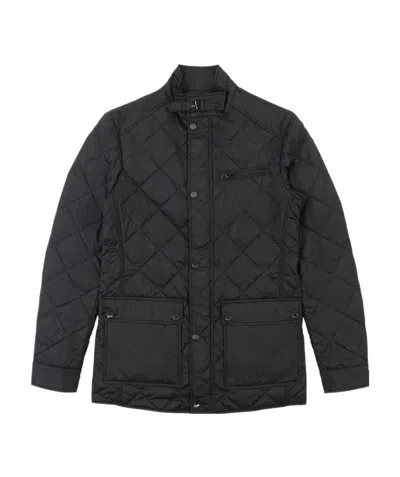 Ferragamo Quilted Casual Jacket In Black