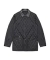 Ferragamo Quilted Casual Jacket In Black