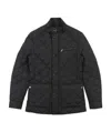 Ferragamo Quilted Cotton Suit In Black