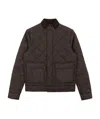 Ferragamo Quilted Cotton Suit In Black