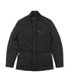 Ferragamo Quilted Cotton Suit In Black