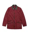Ferragamo Quilted Jacket In Red
