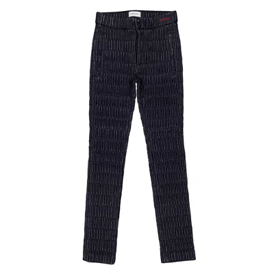 Ferragamo Quilted Nylon Padded Trousers In Black