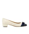 Ferragamo Vara Leather Pumps In Nude