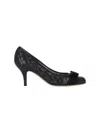 Ferragamo Quilted "vara" Pumps - Black