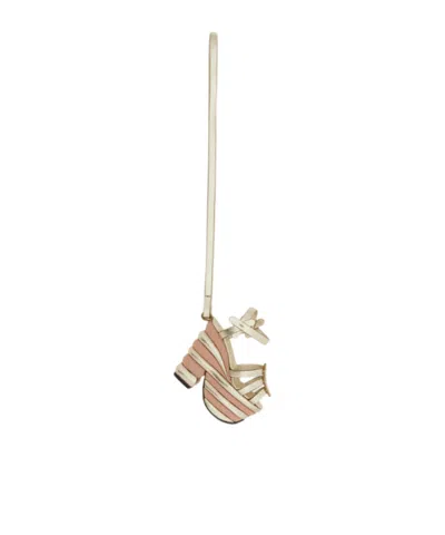 Ferragamo Rainbow Mini Charm In Pink