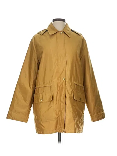 Pre-owned Ferragamo Raincoat In Gold