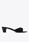 Ferragamo Open-toed High-heeled Sandals In Black
