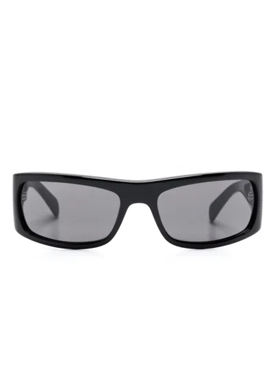 Ferragamo Rectangle-frame Sunglasses In Schwarz