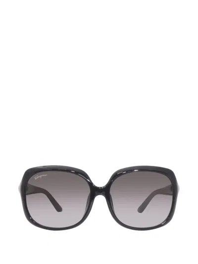 Ferragamo Rectangle Full-rim Sunglasses In Neutral