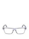 Ferragamo Rectangle-frame Glasses In Blue