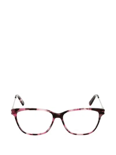 Ferragamo Rectangle-frame Glasses In Pink