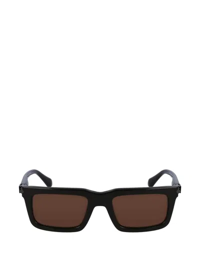 Ferragamo Rectangle-frame Sunglasses In Black