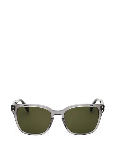 Ferragamo Rectangle-frame Sunglasses In Green
