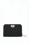 Ferragamo Rectangular Calf Leather Shoulder Bag In Black