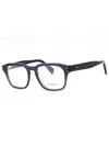 Ferragamo Rectangular Eyeglasses For Men - Premium Acetate Craftsmanship In Blue