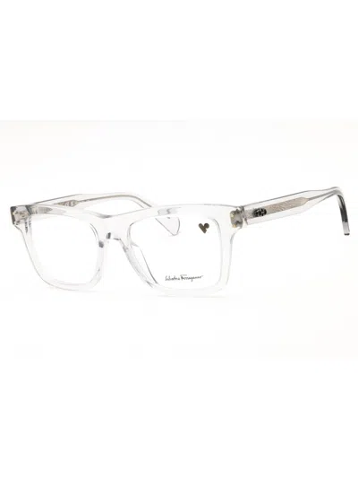 Ferragamo Rectangular Men's Eyeglasses - Sf2923 Style In Gray