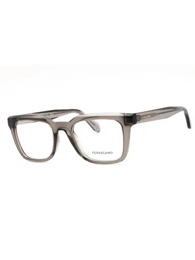 Ferragamo Rectangular Men's Eyeglasses Sf2990 In Black