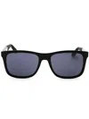 Ferragamo Rectangular Men's Sunglasses In Blue