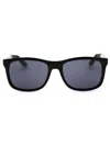 Ferragamo Rectangular Men's Sunglasses In Black