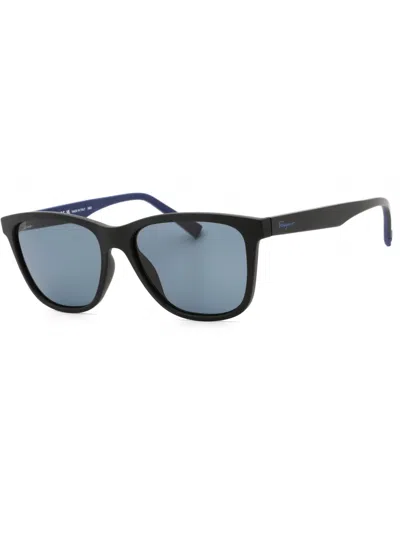 Ferragamo Rectangular Sunglasses For Men - Sf998s In Black